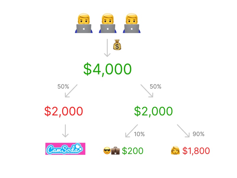 схема доходов вебкам-студии