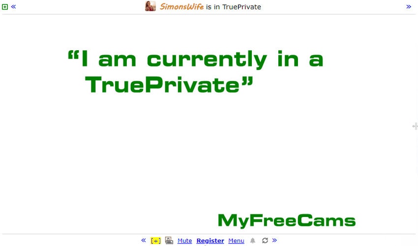 приват на myfreecams